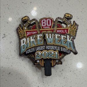 Harley-Davidson Bike Week 2021 Wall Art - Red, Gold, Blue